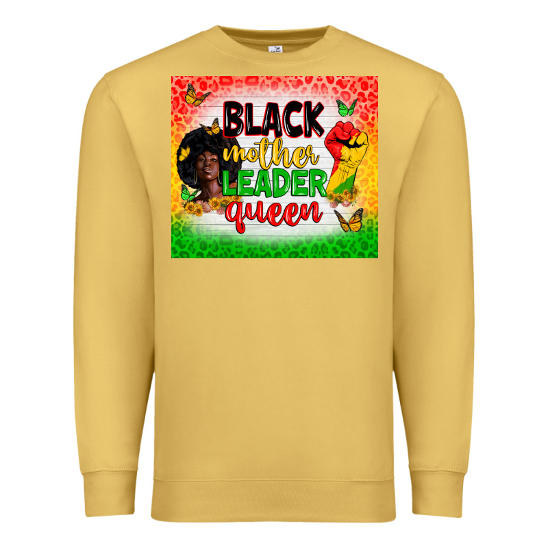 Black Mother Leader Premium Sweatshirt by Zillion Design Studio | Teevron