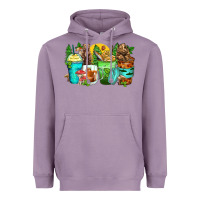 Lavender bear coffee cups Heavyweight Hoodie - Zillion Design Studio