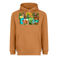 Meerkat bear coffee cups Heavyweight Hoodie - Zillion Design Studio