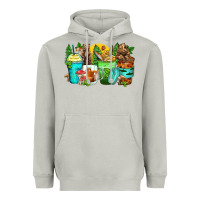 Moon Dust bear coffee cups Heavyweight Hoodie - Zillion Design Studio