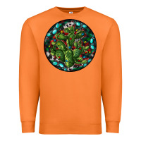 Carrot Christmas Santa Claus round Premium Sweatshirt - RanaPortraitStore