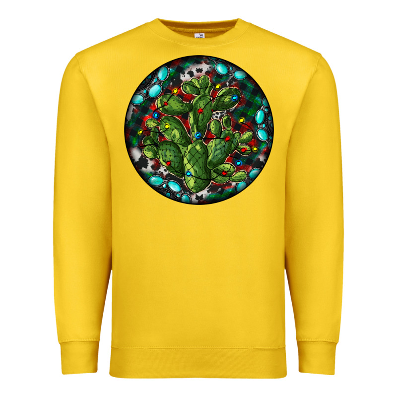 Christmas Santa Claus Round Premium Sweatshirt by RanaPortraitStore | Teevron