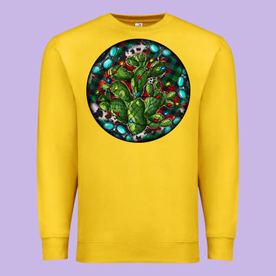 Christmas Santa Claus Round Premium Sweatshirt Designed By Ranaportraitstore