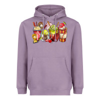 Lavender baseball and softball coffee cups Heavyweight Hoodie - Zillion Design Studio