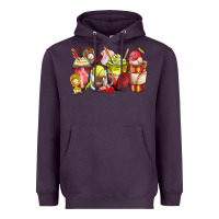 Plum baseball and softball coffee cups Heavyweight Hoodie - Zillion Design Studio
