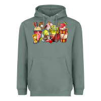 Sage baseball and softball coffee cups Heavyweight Hoodie - Zillion Design Studio