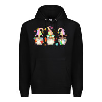 Black summer gnomes Premium Hoodie - Artiststas