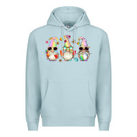Blue Mist summer gnomes Premium Hoodie - Artiststas