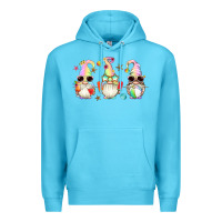 Ocean Blue summer gnomes Premium Hoodie - Artiststas