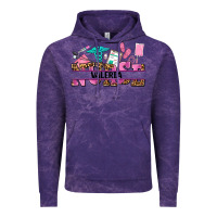 Cloud Purple nurse custom name Vintage Hoodie - AdoDesignShop