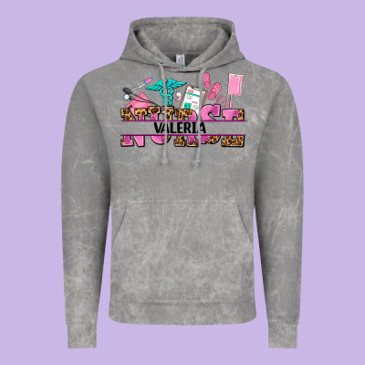 Nurse Custom Name Vintage Hoodie Designed By Adodesignshop