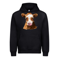 Black guernsey cow Urban Hoodie - AdoDesignShop