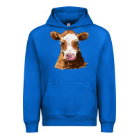 Cobalt guernsey cow Urban Hoodie - AdoDesignShop