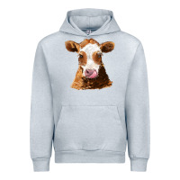 Heather Grey guernsey cow Urban Hoodie - AdoDesignShop