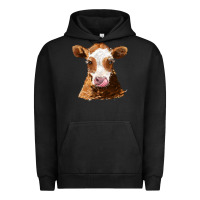Pigment Black guernsey cow Urban Hoodie - AdoDesignShop