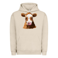 Pigment French Oak guernsey cow Urban Hoodie - AdoDesignShop