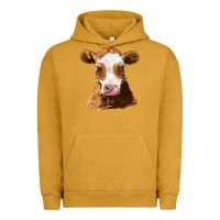 Pigment Peanut Butter guernsey cow Urban Hoodie - AdoDesignShop