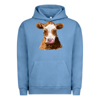Pigment Pebble Blue guernsey cow Urban Hoodie - AdoDesignShop
