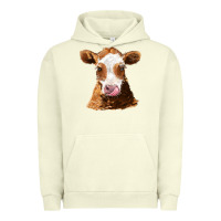 Pigment Pistachio guernsey cow Urban Hoodie - AdoDesignShop