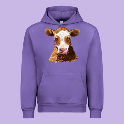 Guernsey Cow Urban Hoodie Designed By Adodesignshop