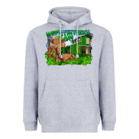 Heather Grey Happy st. patrick's day cattle and calfs Heavyweight Hoodie - RanaPortraitStore