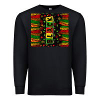 Black black license letters Premium Sweatshirt - Zillion Design Studio