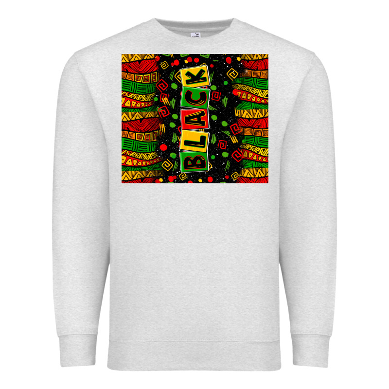 Black License Letters Premium Sweatshirt by Zillion Design Studio | Teevron
