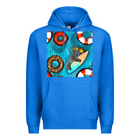 True Royal koala at the pool seamless pattern Premium Hoodie - BundleAndBundleShop