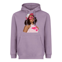 Lavender pink sunglasses afro black girl Heavyweight Hoodie - texasbilliewilder