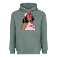 Sage pink sunglasses afro black girl Heavyweight Hoodie - texasbilliewilder