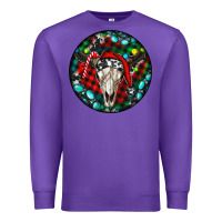 Purple Christmas skull Premium Sweatshirt - RanaPortraitStore