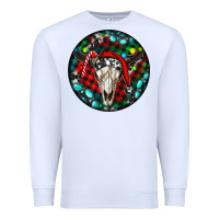 White Christmas skull Premium Sweatshirt - RanaPortraitStore