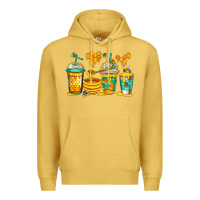 Antique Gold bumble bee honey coffee Premium Hoodie - Jasminsmagicworld