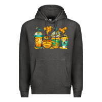 Charcoal Heather bumble bee honey coffee Premium Hoodie - Jasminsmagicworld