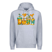 Heather Grey bumble bee honey coffee Premium Hoodie - Jasminsmagicworld