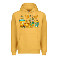 Mustard bumble bee honey coffee Premium Hoodie - Jasminsmagicworld