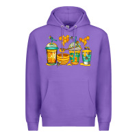 Purple bumble bee honey coffee Premium Hoodie - Jasminsmagicworld