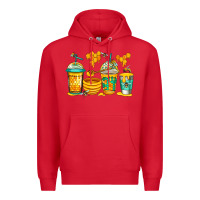 Red bumble bee honey coffee Premium Hoodie - Jasminsmagicworld
