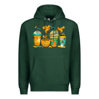 Sports Green bumble bee honey coffee Premium Hoodie - Jasminsmagicworld
