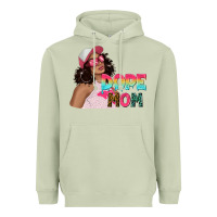 Matcha pink sunglasses afro black girl dope mom Heavyweight Hoodie - texasbilliewilder