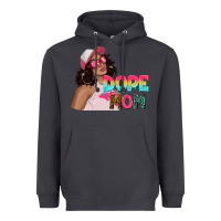 Smoke pink sunglasses afro black girl dope mom Heavyweight Hoodie - texasbilliewilder