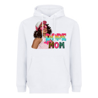 White pink sunglasses afro black girl dope mom Heavyweight Hoodie - texasbilliewilder