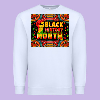Black History Month Premium Sweatshirt Designed By Zillion Design Studio