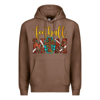 Chestnut football mom Premium Hoodie - JahusDesignShop
