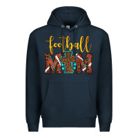 Navy football mom Premium Hoodie - JahusDesignShop