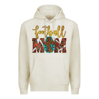 Oatmeal Heather football mom Premium Hoodie - JahusDesignShop