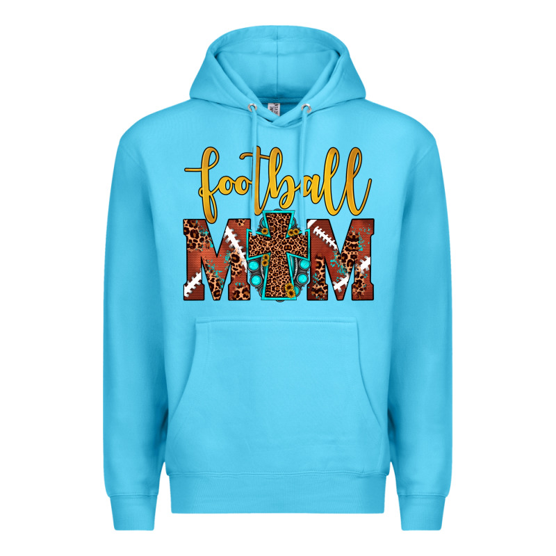 Football Mom Premium Hoodie by JahusDesignShop | Teevron