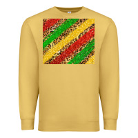 Antique Gold african colors leopard Premium Sweatshirt - Zillion Design Studio