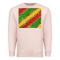 Pale Pink african colors leopard Premium Sweatshirt - Zillion Design Studio