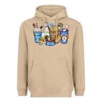 Mushroom siberian husky coffee cups Heavyweight Hoodie - Zillion Design Studio